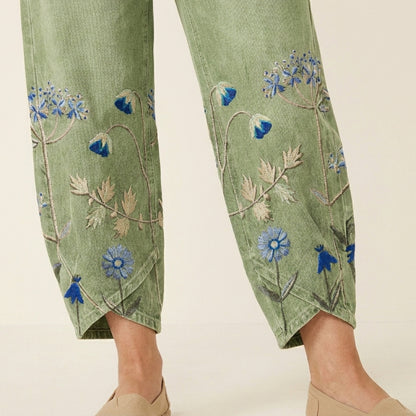 Aven™ | Pantalones Bombachos Bordados