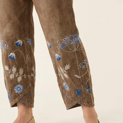 Aven™ | Pantalones Bombachos Bordados