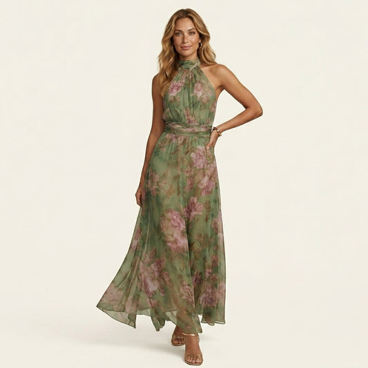 Livia — Vestido Largo Floral