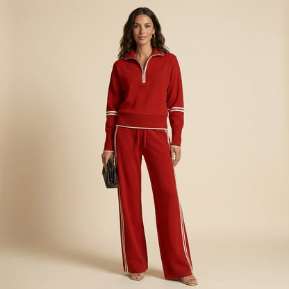 Marietta | Conjunto Blusa y Pantalón de Pierna Ancha