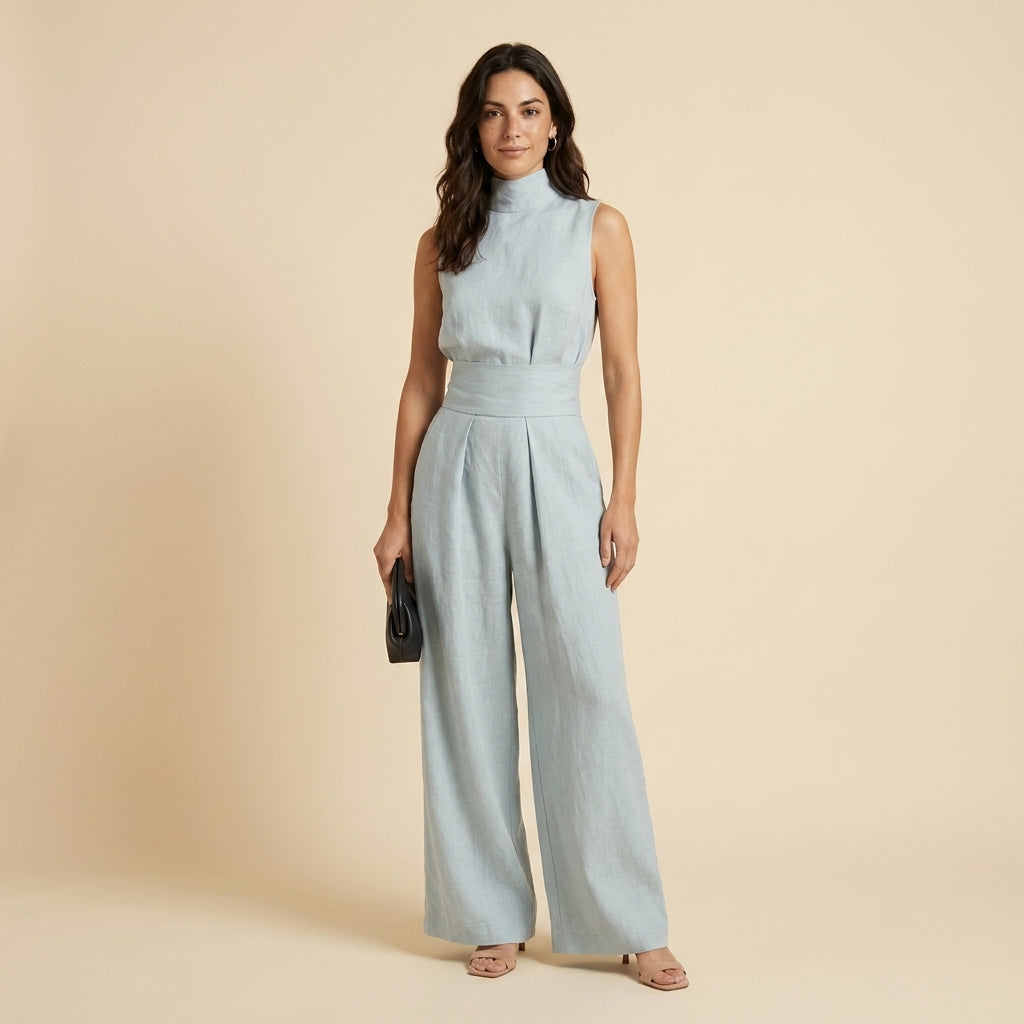 María™ | Conjunto Minimalista Top + Pantalón Wide Leg