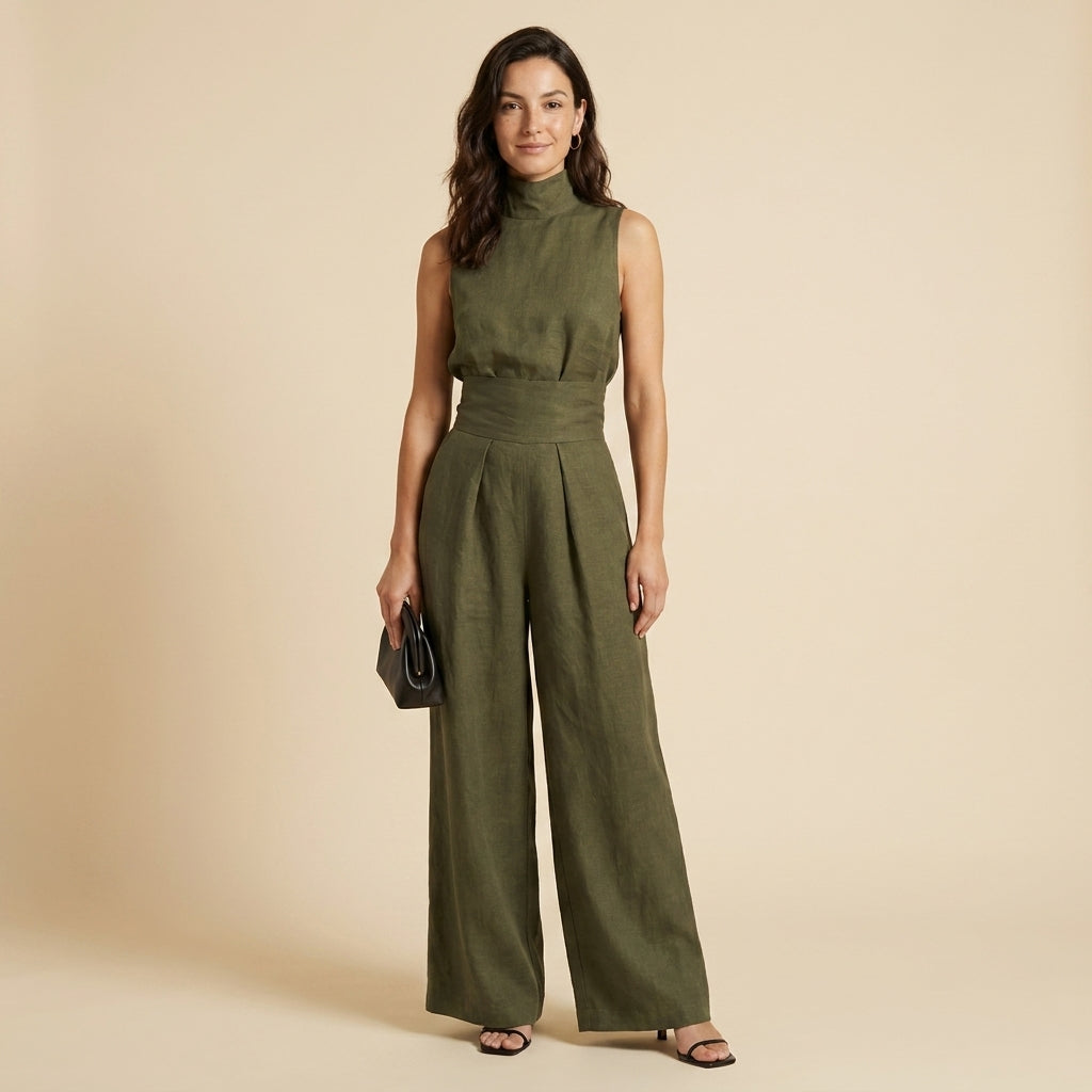 María™ | Conjunto Minimalista Top + Pantalón Wide Leg