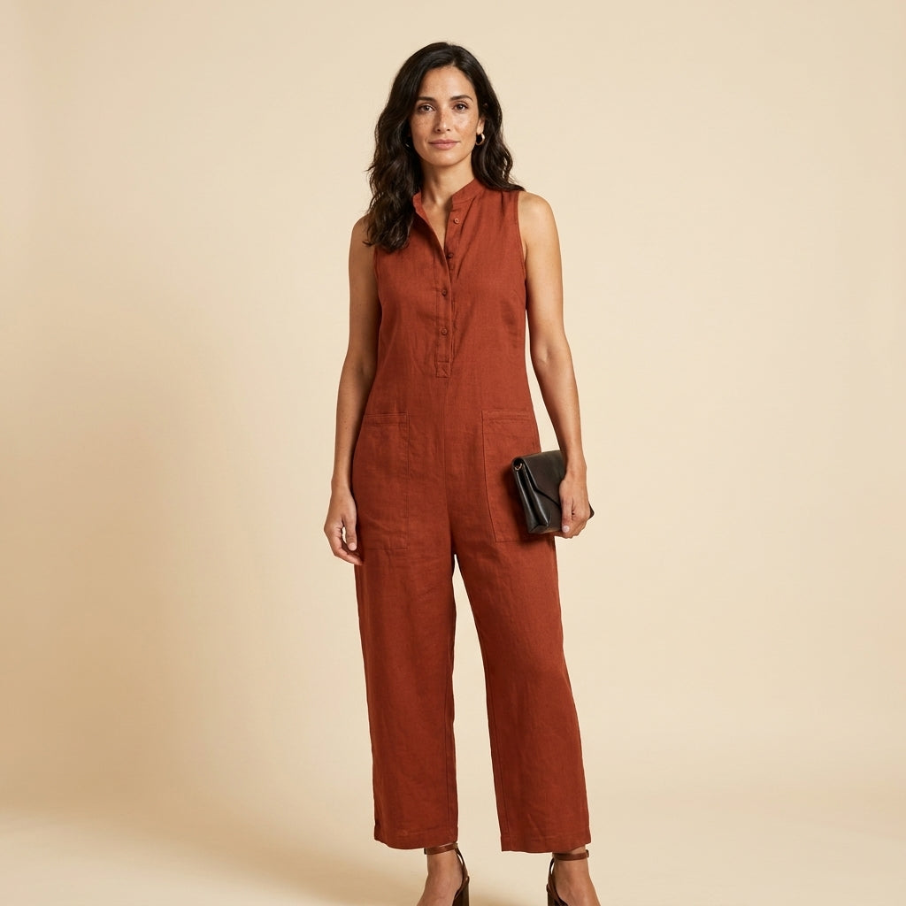 Lucinda™ | Mono Elegante Sin Mangas