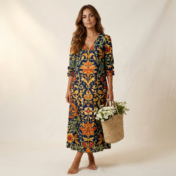 Viola™ | Vestido multicolor floral
