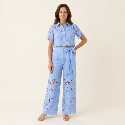 Adelina™ | Conjunto Bordado Calado de Verano