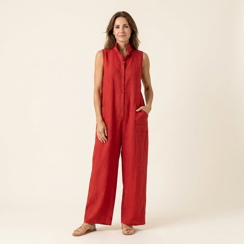 Jerline™ | Mono Largo Cuello Mao