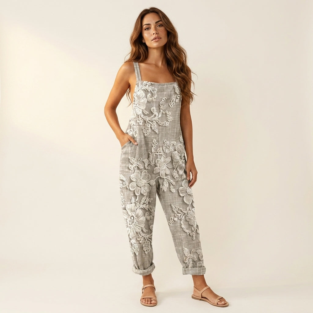 Alessia™ | Mono beige floral