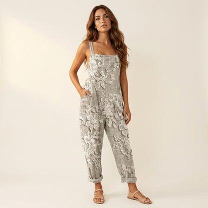 Alessia™ | Mono beige floral