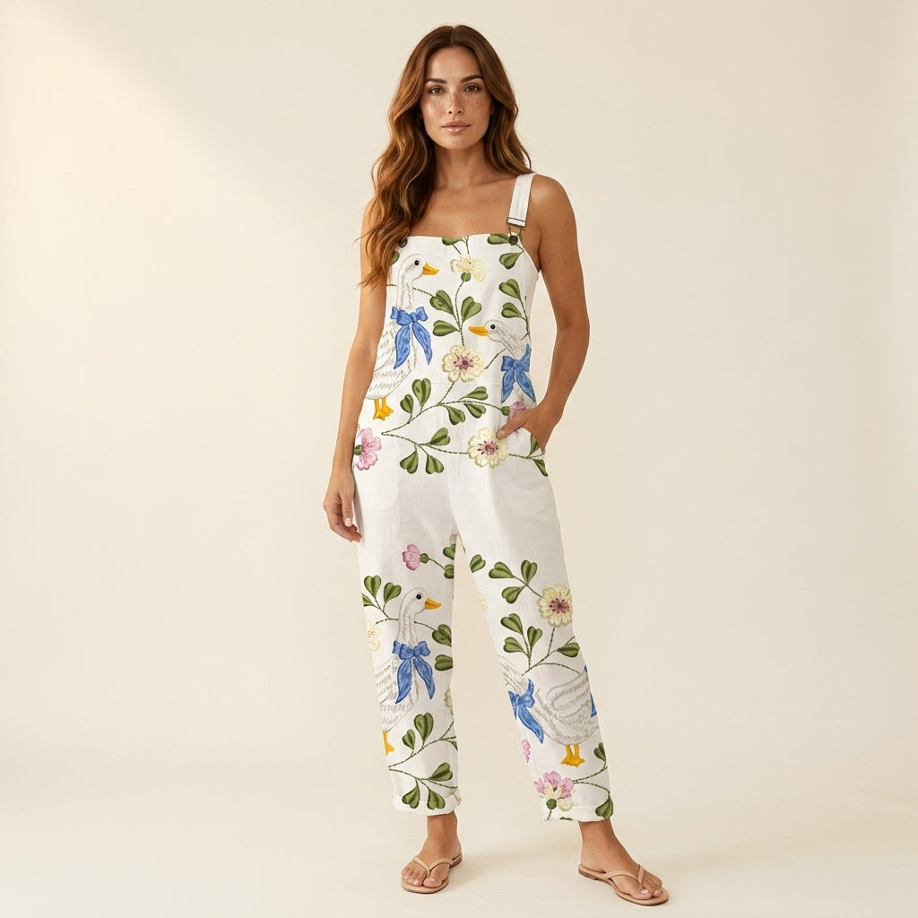 Romina™ | Mono blanco floral