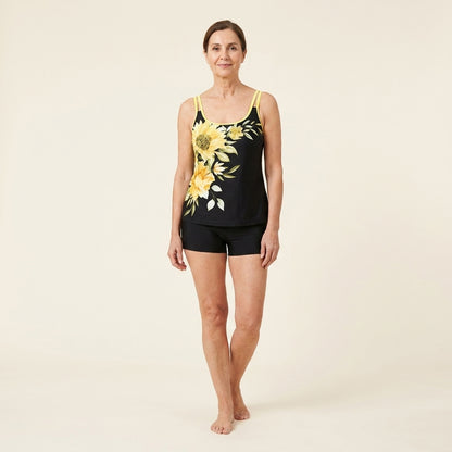 Flor™ | Tankini Floral con Short