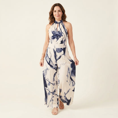 Indra™ | Mono Halter Estampado Acuarela