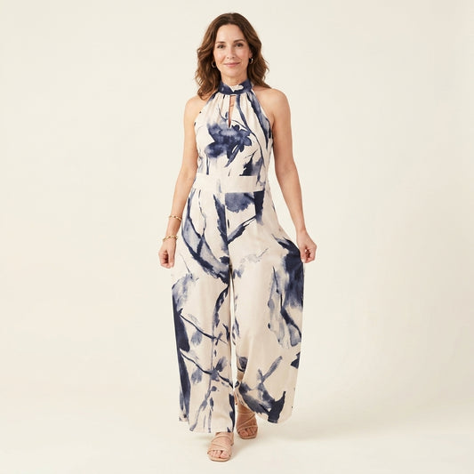 Indra™ | Mono Halter Estampado Acuarela