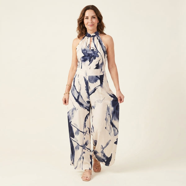Indra™ | Mono Halter Estampado Acuarela