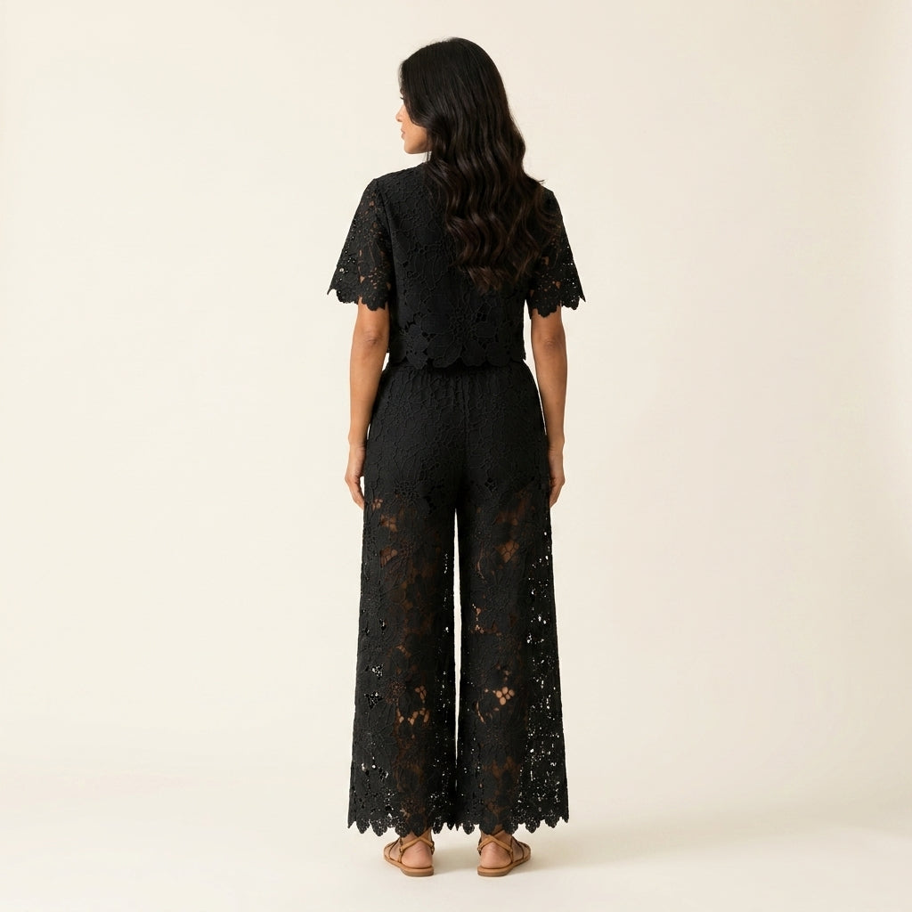 Adelina™ | Conjunto Bordado Calado de Verano