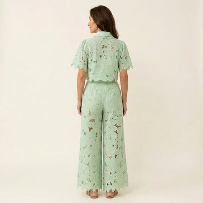 Adelina™ | Conjunto Bordado Calado de Verano