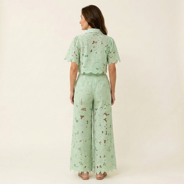 Adelina™ | Conjunto Bordado Calado de Verano