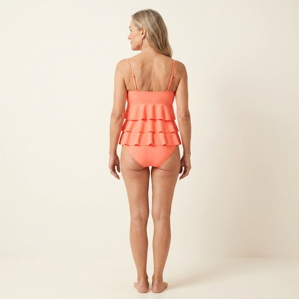 Ondina™ | Tankini Modelador con Volantes