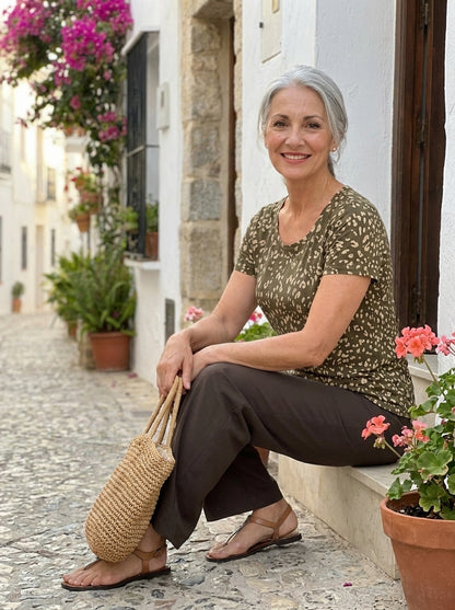 Carla™ | Conjunto Blusa y Pantalón Tono Natural