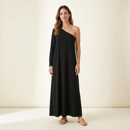 Lily™ | Vestido Maxi Asimétrico de un Hombro