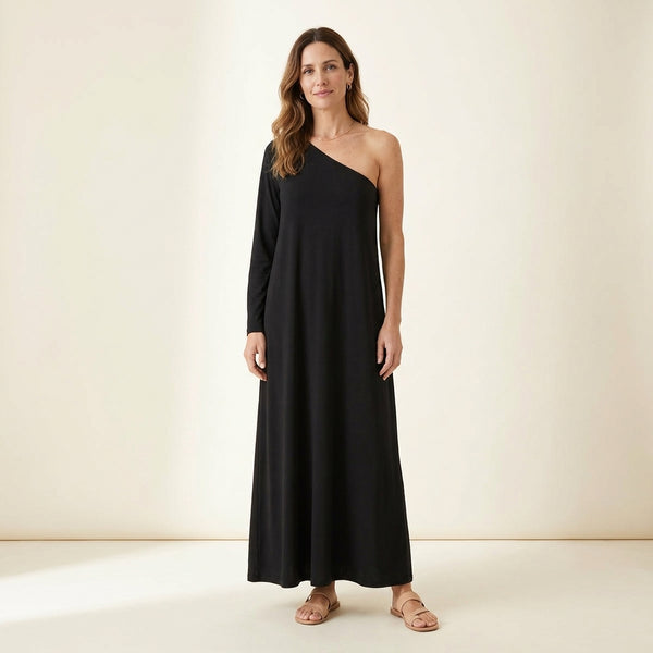 Lily™ | Vestido Maxi Asimétrico de un Hombro