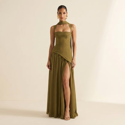 Tullulah™ | Vestido Maxi Corsé Espalda Lace-Up