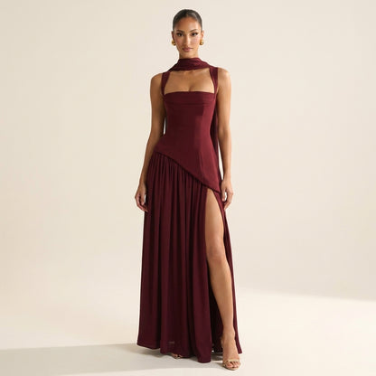 Tullulah™ | Vestido Maxi Corsé Espalda Lace-Up