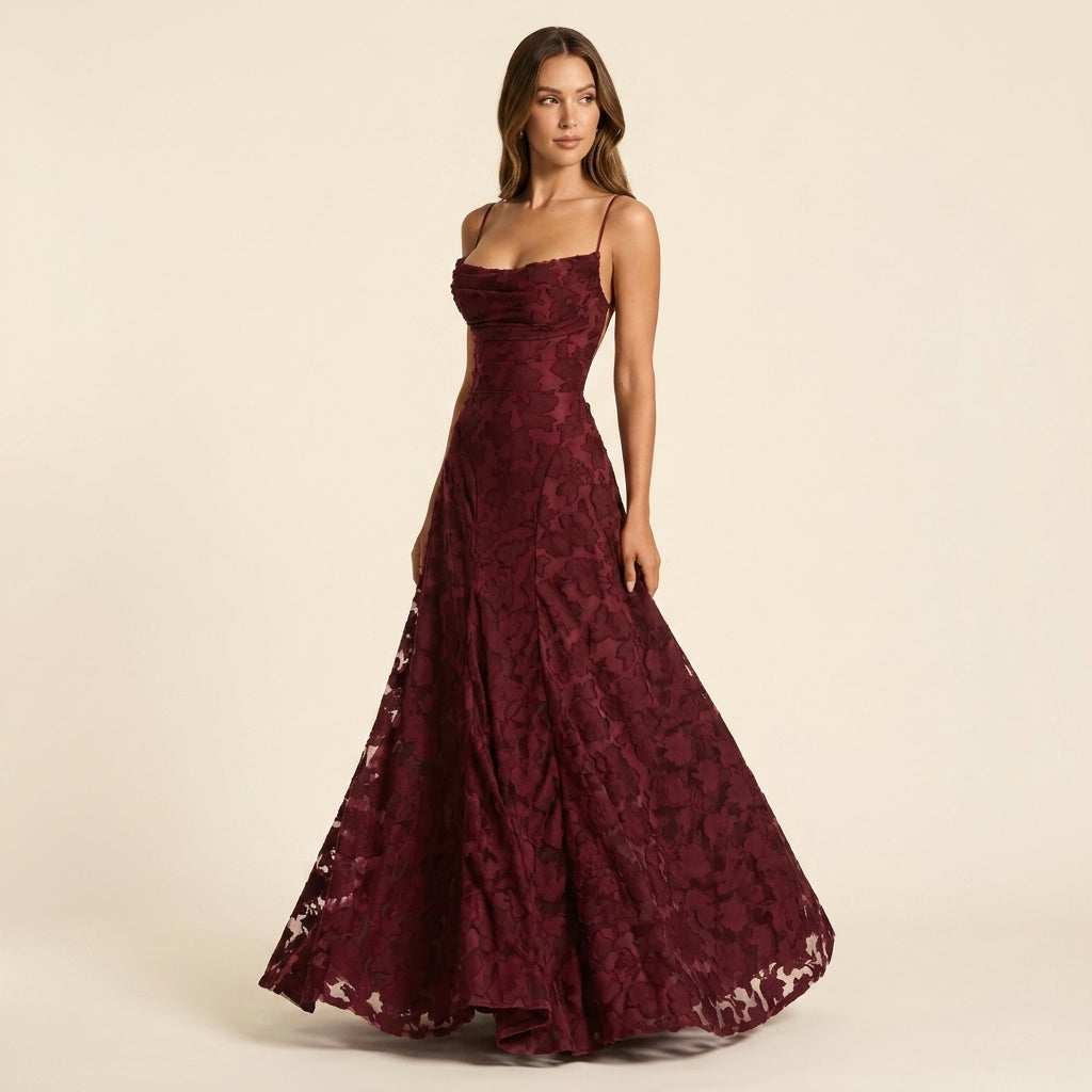 Serena™ | Vestido Maxi de Encaje Elegante