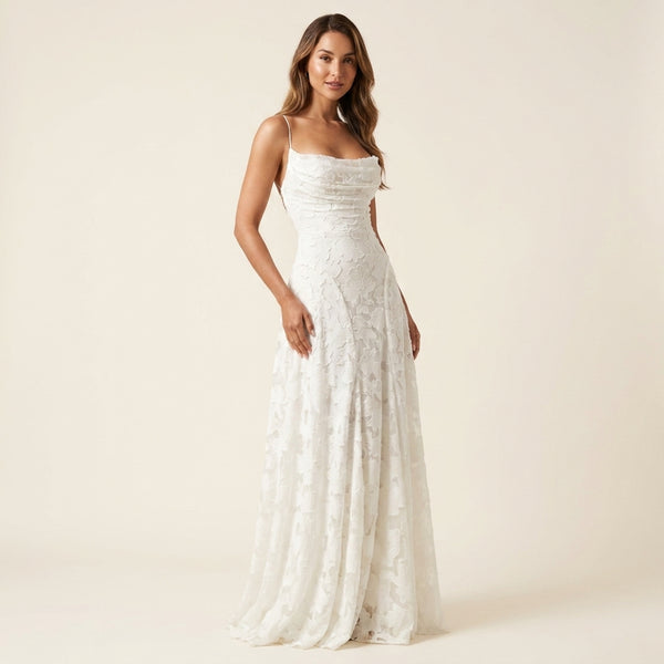 Serena™ | Vestido Maxi de Encaje Elegante