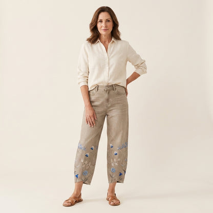 Aven™ | Pantalones Bombachos Bordados