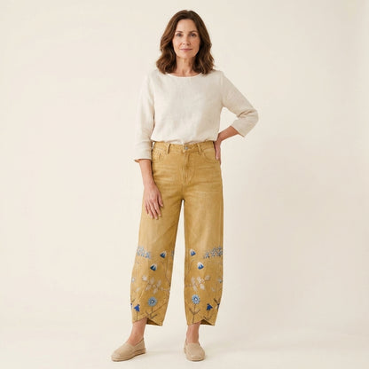 Aven™ | Pantalones Bombachos Bordados