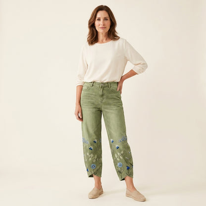 Aven™ | Pantalones Bombachos Bordados