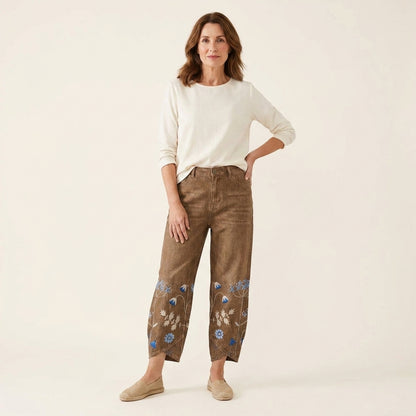 Aven™ | Pantalones Bombachos Bordados