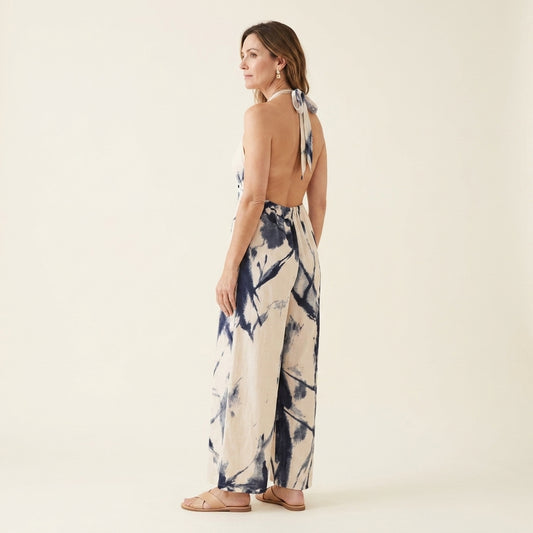 Indra™ | Mono Halter Estampado Acuarela