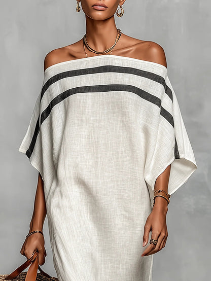 Aveline™ | Vestido Maxi Off-Shoulder