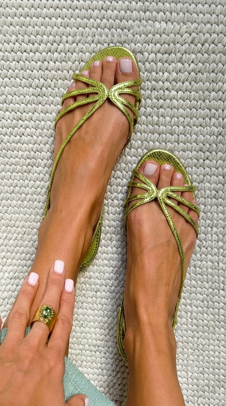 Serafina™ | Sandalias Doradas Esencia de Verano