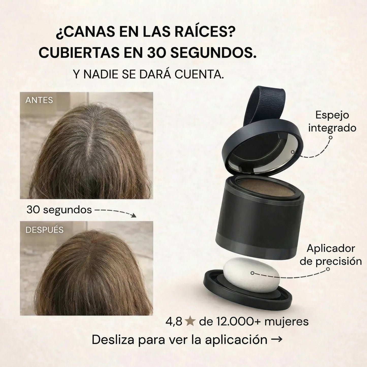 Alvionna™ – Cobertura instantánea de raíces y canas en segundos