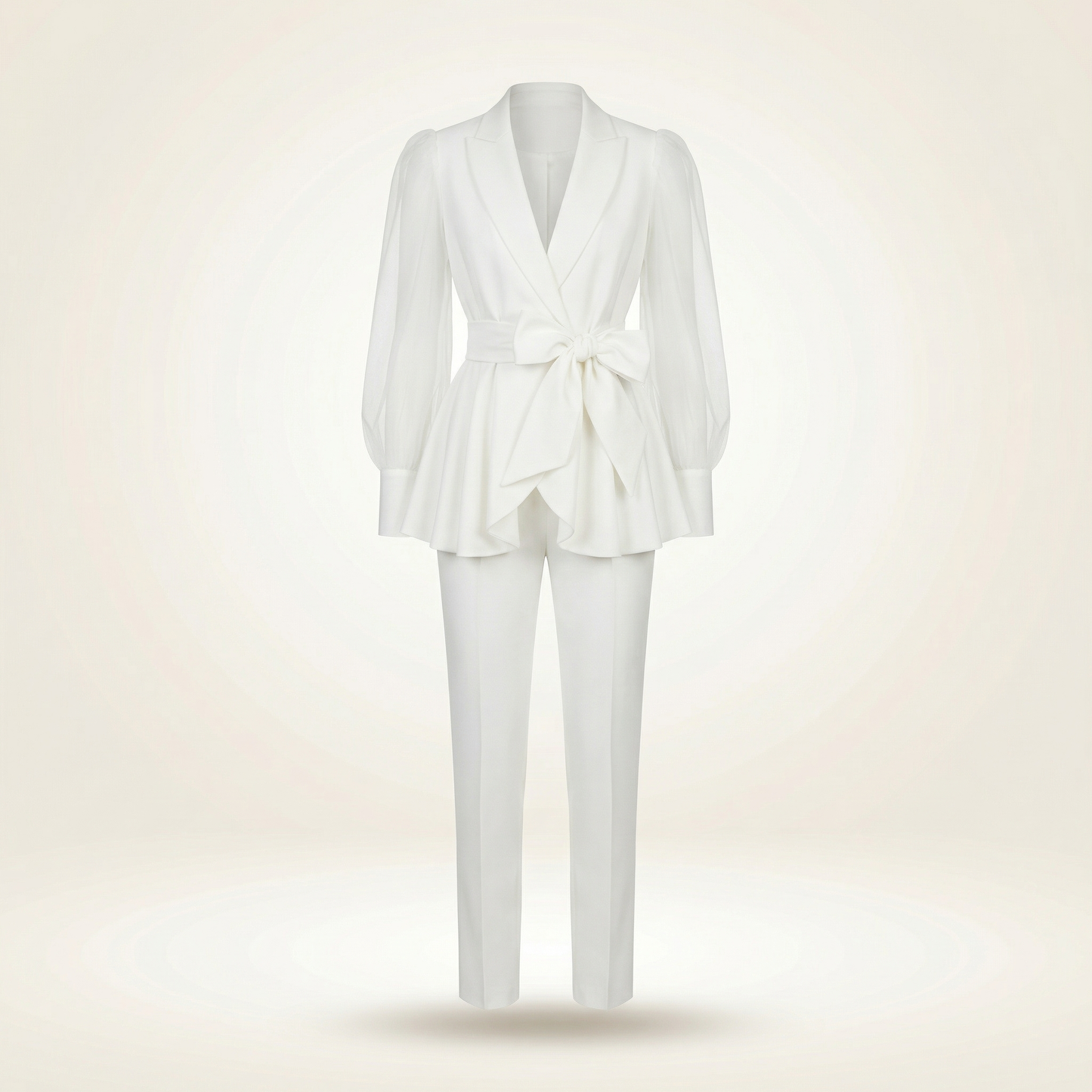 Valentina™ | Blazer con lazo y pantalón a juego