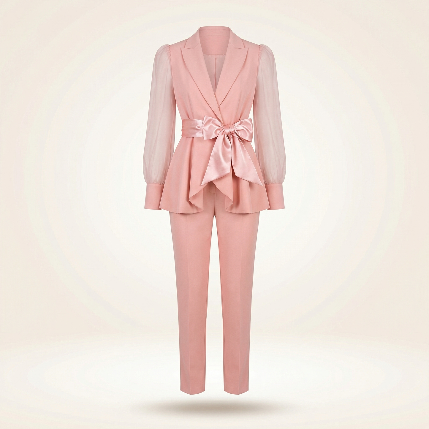 Valentina™ | Blazer con lazo y pantalón a juego