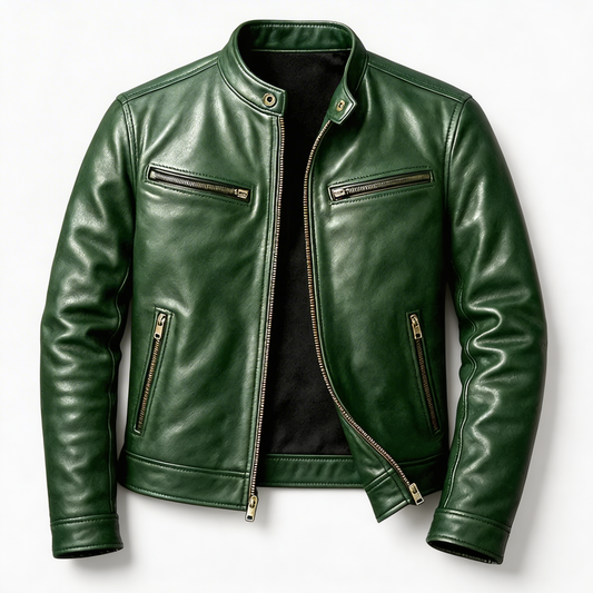 Hugo - Chaqueta de Cuero Vintage