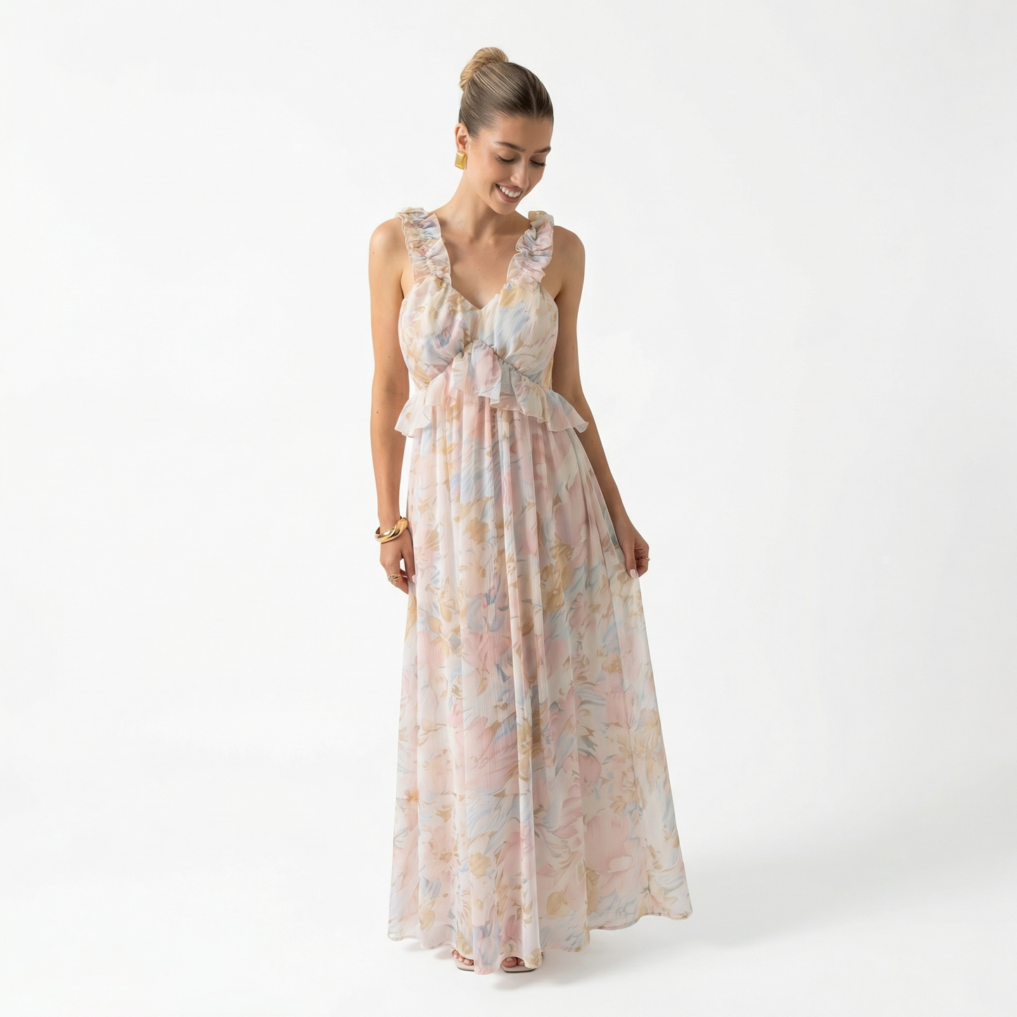 Camila | Vestido Largo Floral