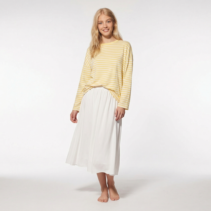 Vera™ | Camiseta Manga Larga de Rayas – Lemon