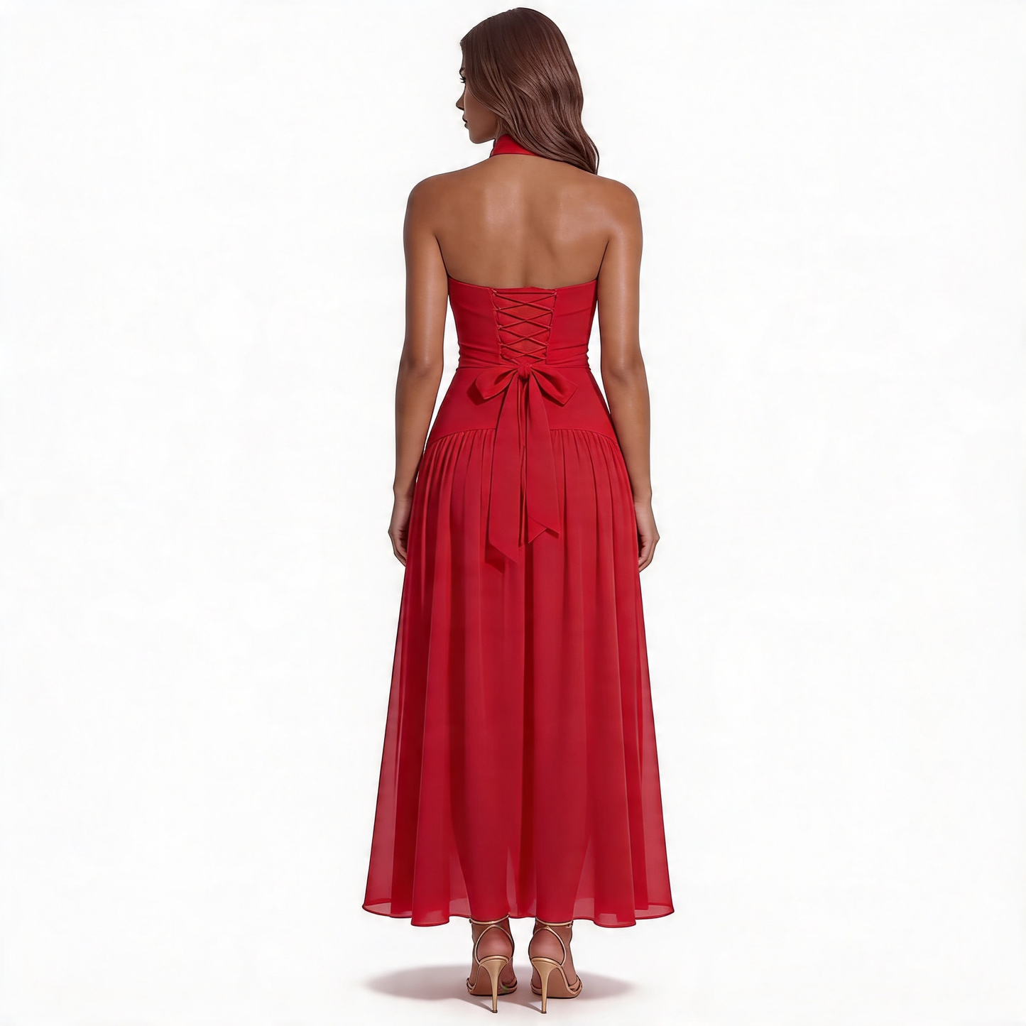 Serena | Vestido Largo de Gala con Corsé Estructurado y Abertura