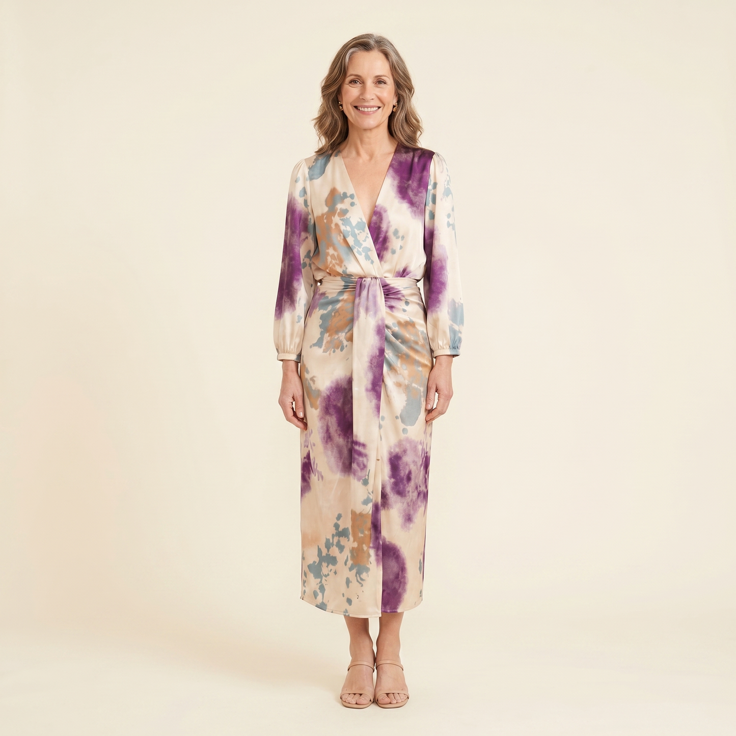 Valeria™ | Vestido Elegante Escote en V con Cinturón