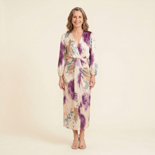 Valeria™ | Vestido Elegante Escote en V con Cinturón