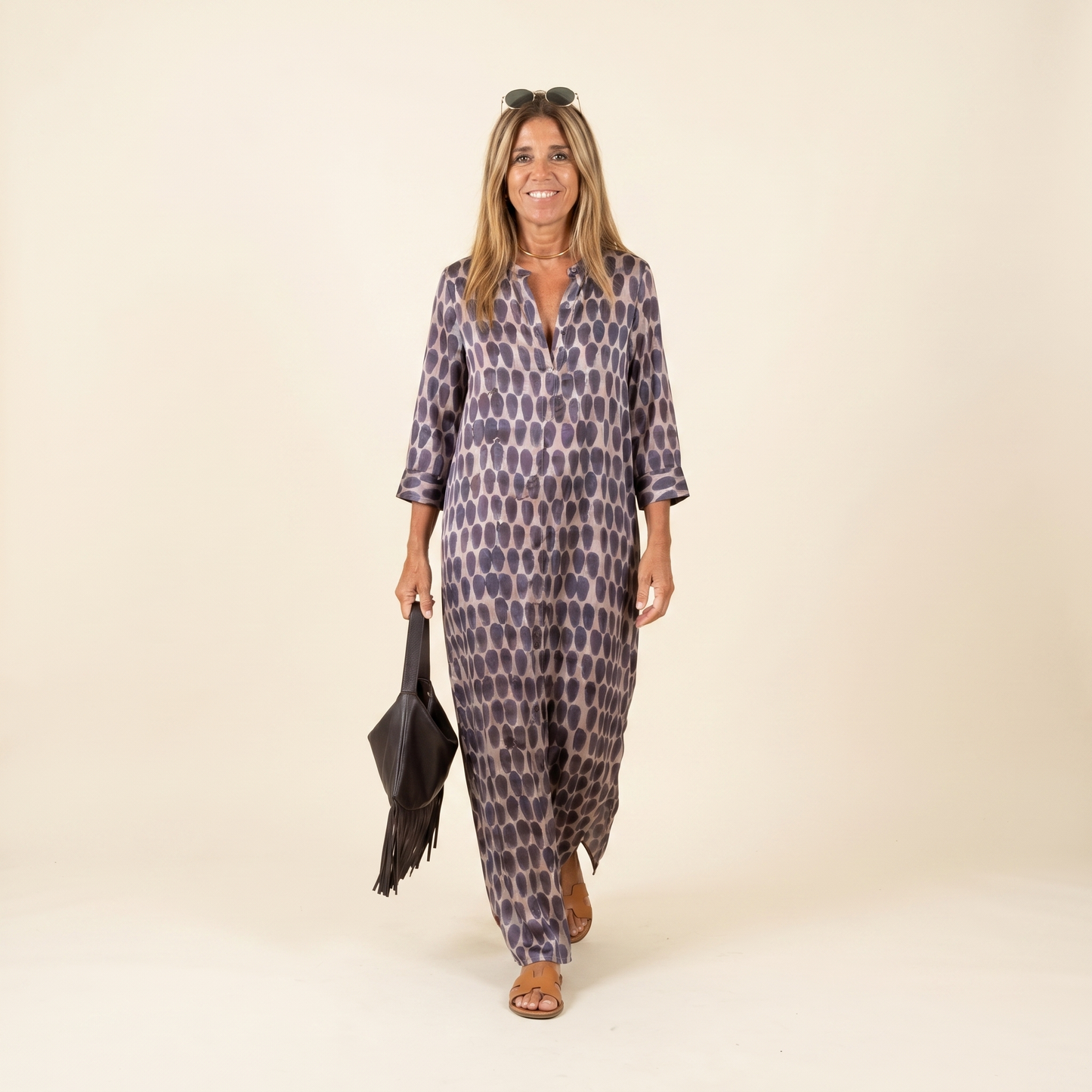Chelsea™ | Vestido Largo Estampado