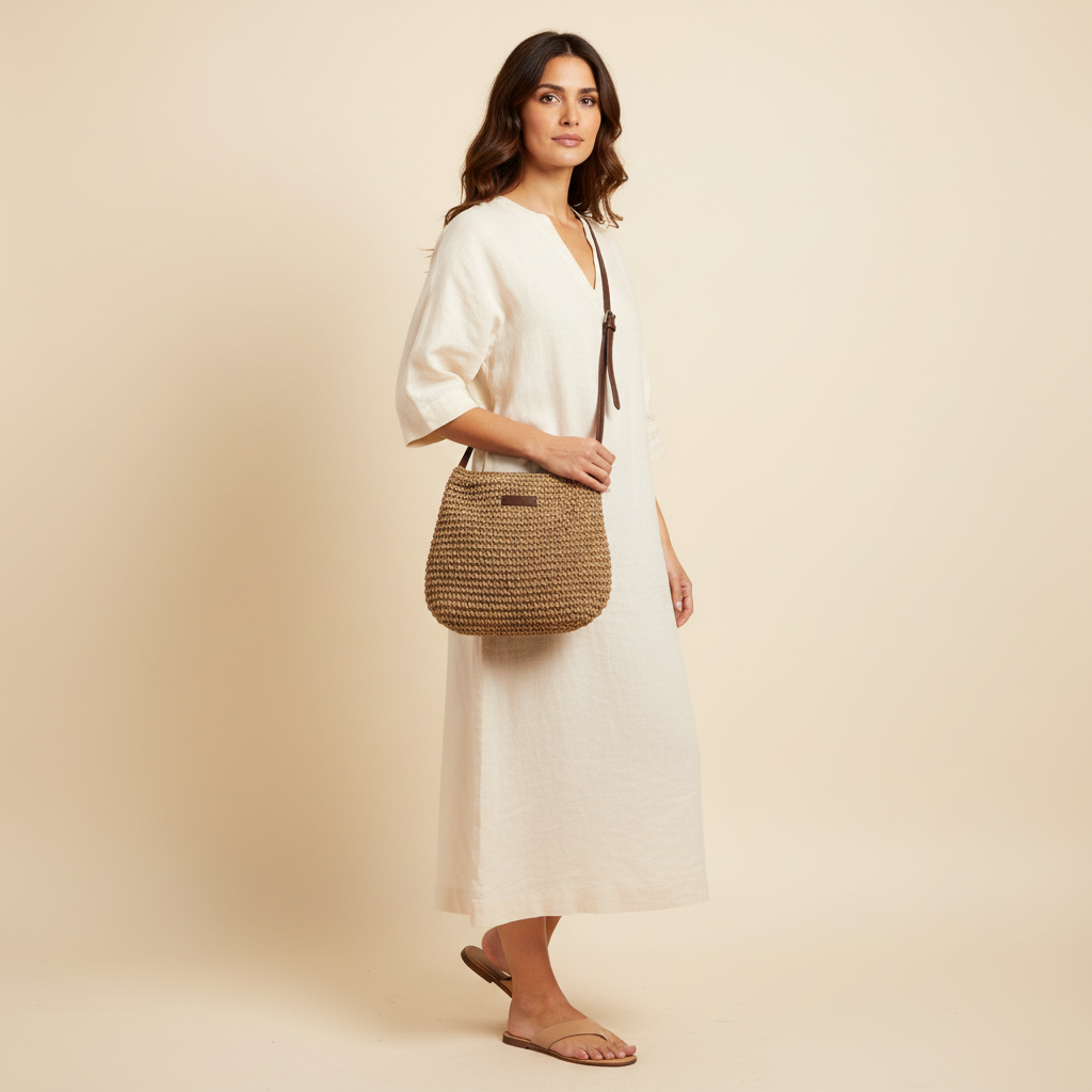 Kathy™ | Bolso de Rafia Elegante