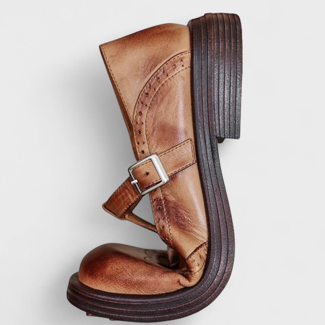 Elisa | Tacones de Piel - 6CM